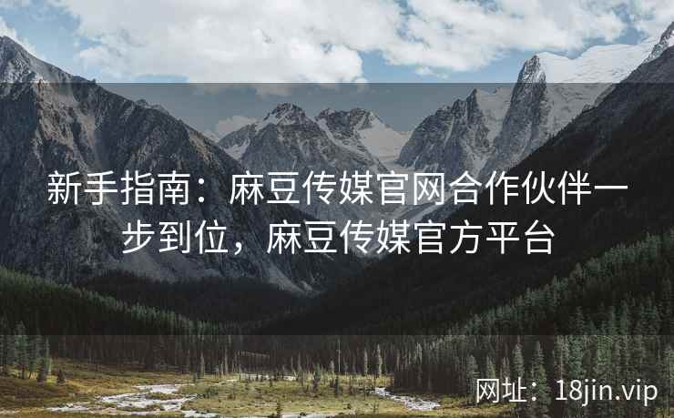 新手指南：麻豆传媒官网合作伙伴一步到位，麻豆传媒官方平台