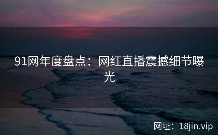 91网年度盘点：网红直播震撼细节曝光